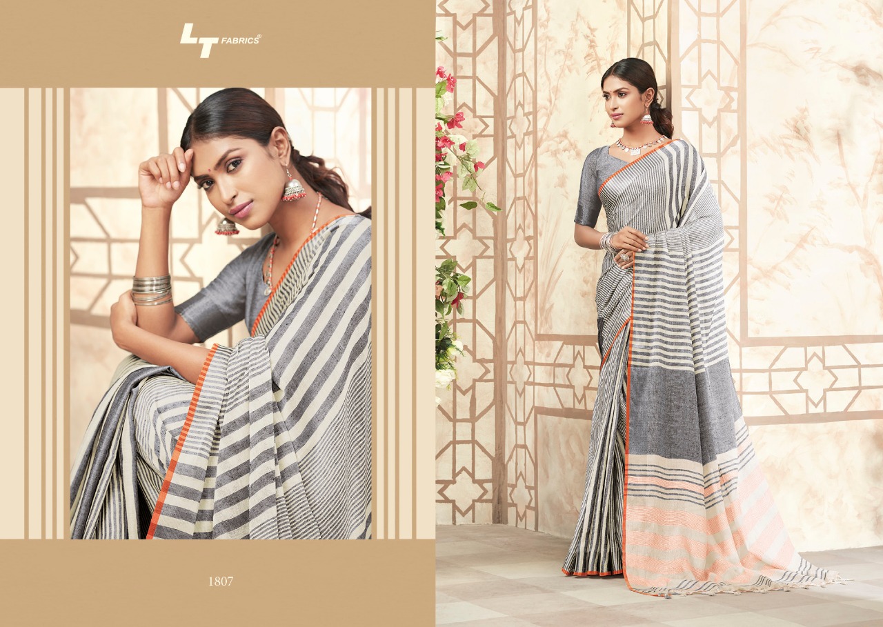 L T Fabric Designer Linen Silk Saree Catalog L T Fabric Designer Linen Silk Saree Catalog